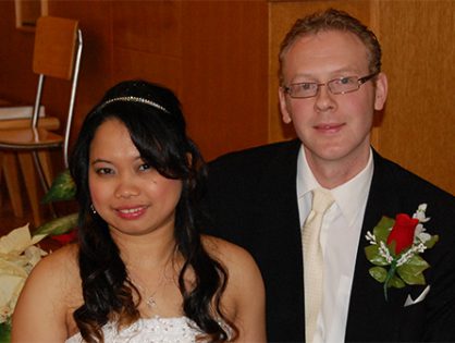 Cherradin & Michael: "God’s perfect timing is God’s perfect gift for both of us!"