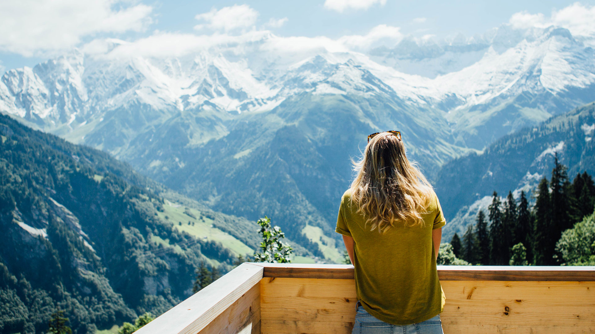 Woman looking at God's wonders to deal with the loneliness of divorce
