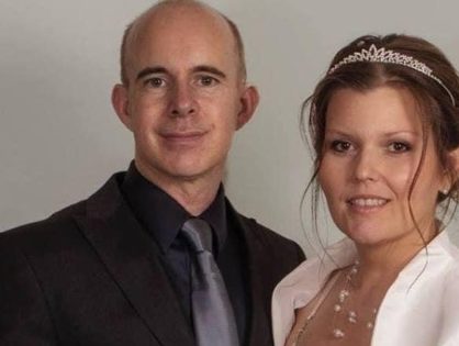 Michelle & Jason: "here we are nine years later, completely in love."